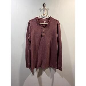 Mens Sonoma Sweatshirt Size Large Tall Burgundy